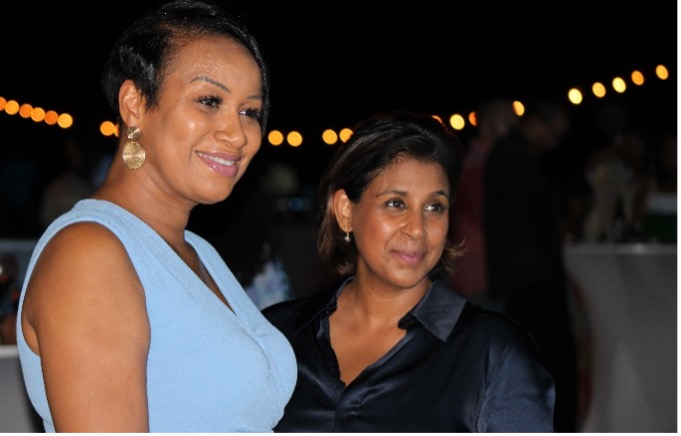 (Right)Governor, Her Excellency Dileeni Daniel-Selvaratnam, and (left) Deputy Governor, Her Excellency Anya Williams